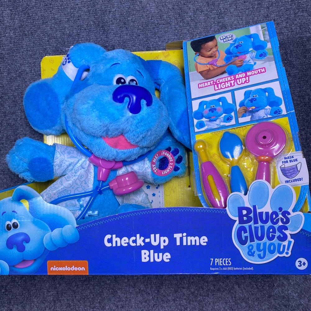 Nickelodeon‎ Blue's Clues Check-Up Time Blue Set